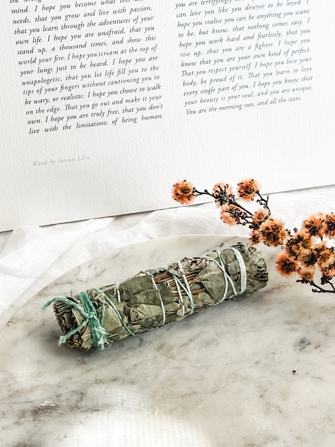 australian native smudge stick mini - eucalypt