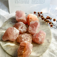 rose quartz rough