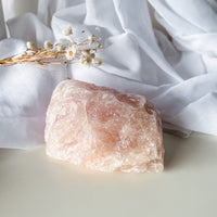 rose quartz rough - XL